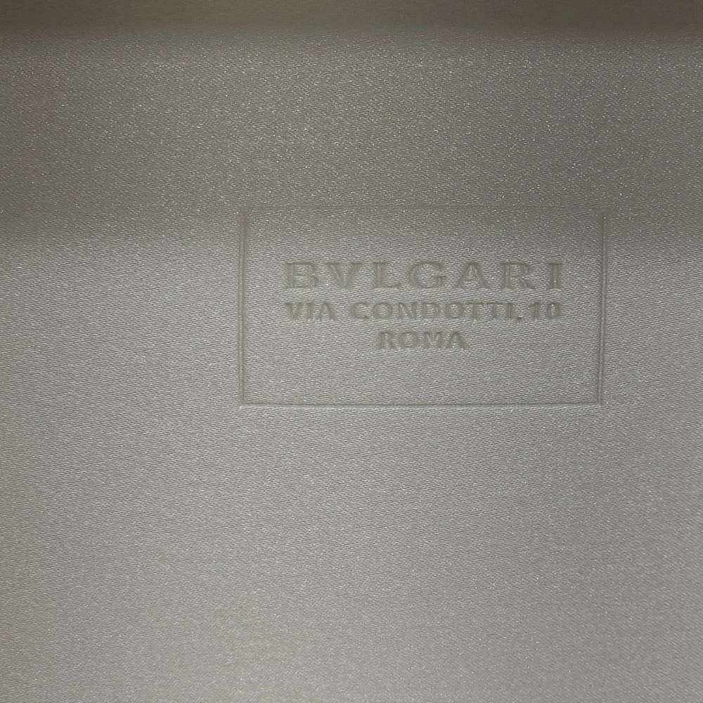 Bvlgari Champagne Gold Jewelry BoxSet Bracelet Watch Case Via Condotti 10 Roma J